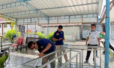 Bimgiat Rutan Pekalongan Optimalkan Potensi WBP Terampil Mengelas